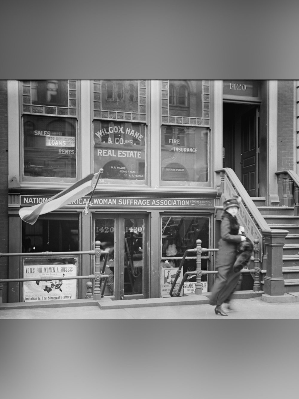 1913 Headquarters National American Woman Suffrage Association 8x10 Photo #1